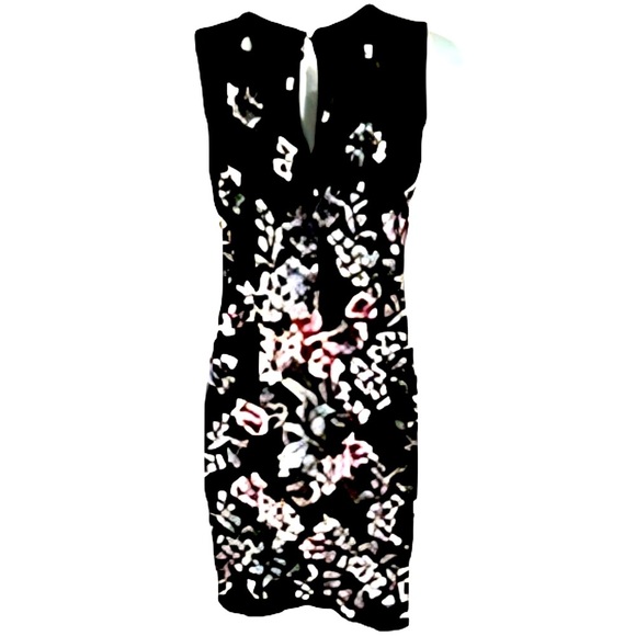 WHBM Sleeveless Floral-Print Sheath Dress - Size Sm - Picture 3 of 7